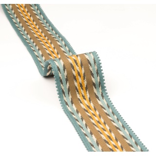 Manuel Canovas By Colefax and Fowler Mila Braid, Ocre