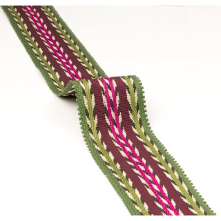 Manuel Canovas By Colefax and Fowler Mila Braid, Prune