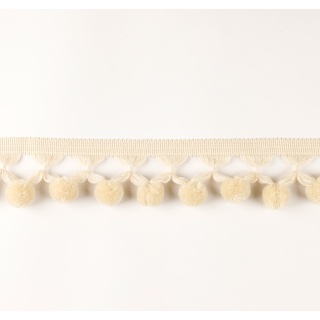 Manuel Canovas By Colefax and Fowler Sonate Pom Pom Braid, Creme