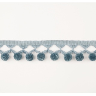 Manuel Canovas By Colefax and Fowler Sonate Pom Pom Braid, Ciel
