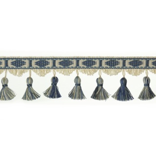 Colefax and Fowler Arlington Tasselled Fringe, Blue