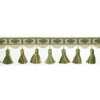 Colefax and Fowler Arlington Tasselled Fringe, Leaf Green