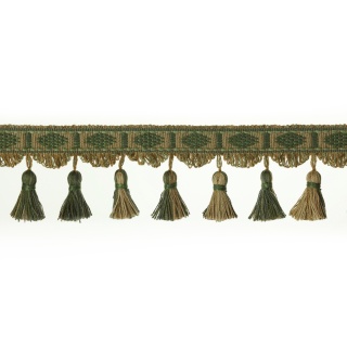 Colefax and Fowler Arlington Tasselled Fringe, Green