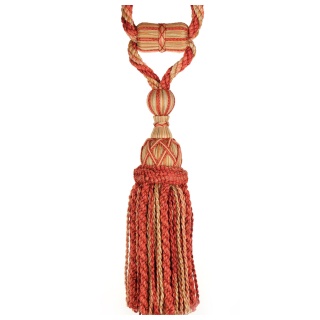 Colefax and Fowler Arlington Tassel Tieback, Tomato