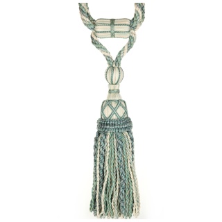 Colefax and Fowler Arlington Tassel Tieback, Aqua