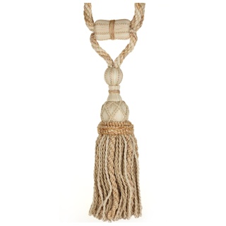 Colefax and Fowler Arlington Tassel Tieback, Beige