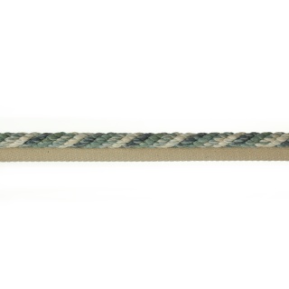 Colefax and Fowler Arlington Rope Flanged, Aqua