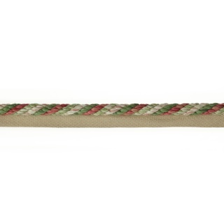 Colefax and Fowler Arlington Rope Flanged, Pink/Green