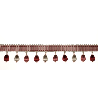 Colefax and Fowler Delano Drop Fringe, Red