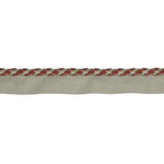 Colefax and Fowler Delano Small Braided Rope Flanged, Red/Green