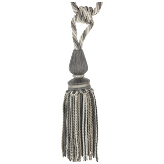 Colefax and Fowler Delano Tassel Tie Back, Charcoal