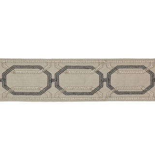 Colefax and Fowler Delano Octagon Braid, Charcoal