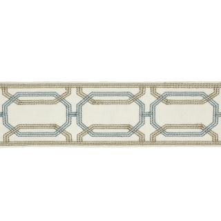 Colefax and Fowler Delano Octagon Braid, Aqua