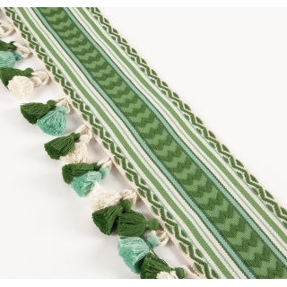 Manuel Canovas By Colefax and Fowler Lima Tassel Braid, Matcha