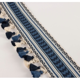 Manuel Canovas By Colefax and Fowler Lima Tassel Braid, Indigo