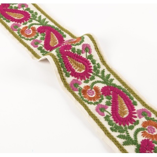 Manuel Canovas By Colefax and Fowler Sati Braid, Fuchsia