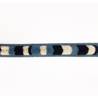 Manuel Canovas By Colefax and Fowler Clery Piping Braid, Ciel