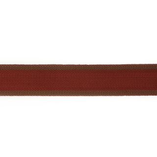 Colefax and Fowler Arlington Wide Braid, Tomato/Olive