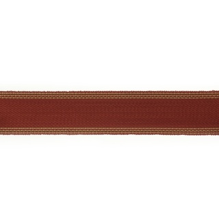 Colefax and Fowler Arlington Wide Braid, Tomato