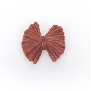 Colefax and Fowler Arlington Button Tuft, Tomato