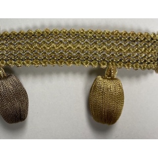 Burford beaded fringe, Cowslip