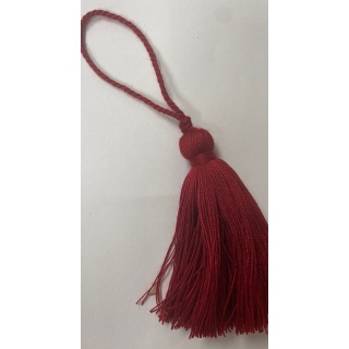 Hydra Key Tassel, Red