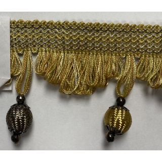 Tetbury beaded fringe, Cowslip
