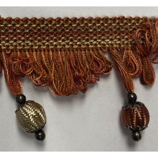 Tetbury beaded fringe, Fox