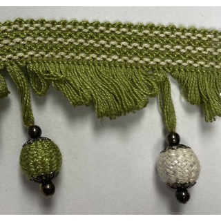 Tetbury beaded fringe, Leaf
