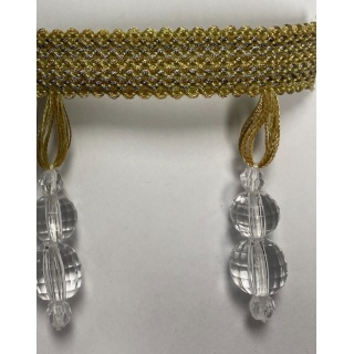 Woodstock beaded fringe, Cowslip
