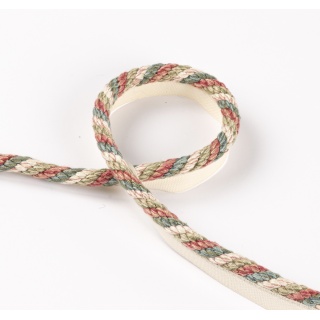 Colefax and Fowler Lansdowne Rope, Red/Forest