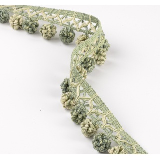 Colefax and Fowler Lansdowne Ruche Drop, Green
