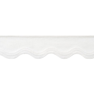 Thibaut Anna French Wave Tape, White on White