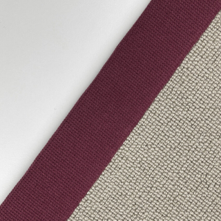 Stocksfield Plain Border Tape Burgundy