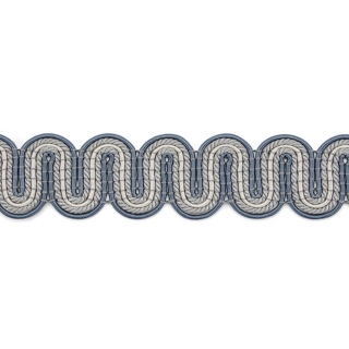 Antoinette Serpentine Braid Slate Blue