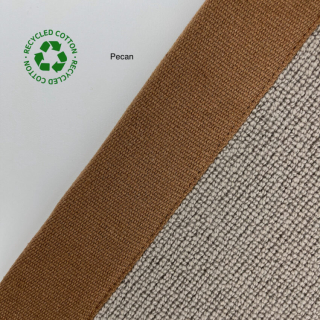 Basketweave Contract Border Tape Pecan