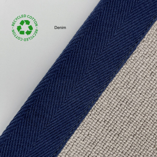 Herringbone Border Tape Denim