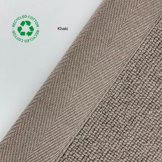 Herringbone Border Tape Khaki