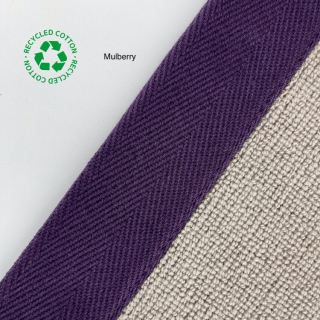 Herringbone Border Tape Mulberry