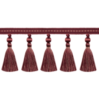 Antoinette Tassel Fringe Rouge