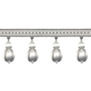 Antoinette Ball Fringe Silver