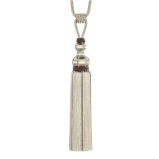 Antoinette Single Tassel Tieback Bisque