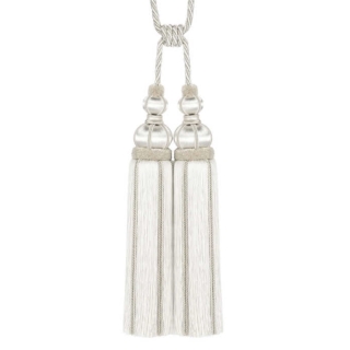 Antoinette Double Tassel Tieback Ivory