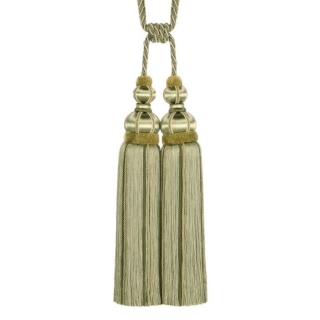 Antoinette Double Tassel Tieback Olive