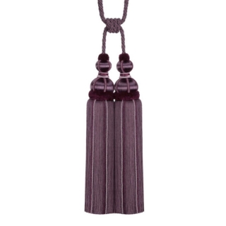 Antoinette Double Tassel Tieback Mulberry