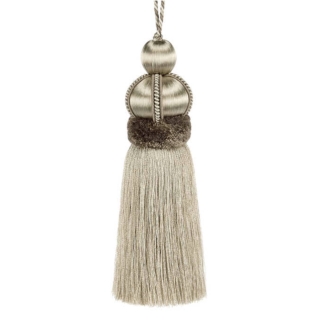 Antoinette Key Tassel Bisque