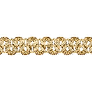 Opulent Scroll Braid Gold