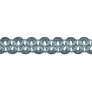 Opulent Scroll Braid Teal