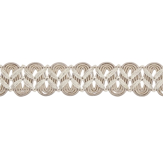 Opulent Scroll Braid Bisque