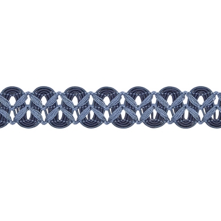 Opulent Scroll Braid Indigo